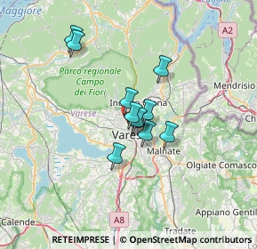 Mappa Via Paolo Veronese, 21100 Varese VA, Italia (4.39818)