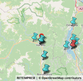 Mappa Cascine sopra il Sacro Monte, 13019 Varallo VC, Italia (8.0945)