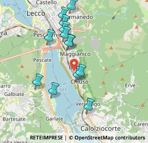 Mappa Via Gondola, 23900 Lecco LC, Italia (1.77769)