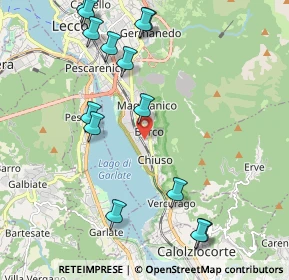 Mappa Via Gondola, 23900 Lecco LC, Italia (2.41071)