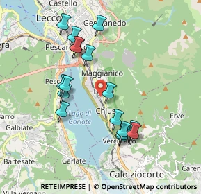 Mappa Via Gondola, 23900 Lecco LC, Italia (1.79765)