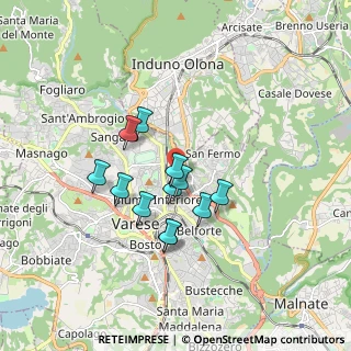 Mappa Via Leopoldo Giampaolo, 21100 Varese VA, Italia (1.34083)