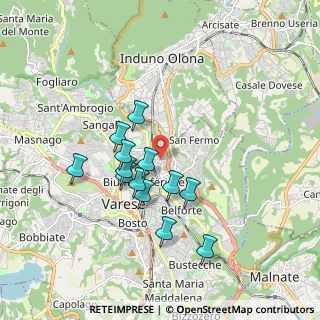 Mappa Via Leopoldo Giampaolo, 21100 Varese VA, Italia (1.52846)