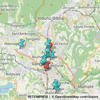 Mappa Via Leopoldo Giampaolo, 21100 Varese VA, Italia (1.72)