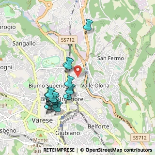 Mappa Via Leopoldo Giampaolo, 21100 Varese VA, Italia (1.002)