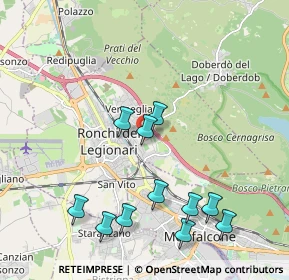 Mappa Via del Ronco, 34077 Ronchi dei Legionari GO, Italia (2.12455)