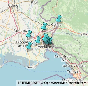 Mappa Via del Ronco, 34077 Ronchi dei Legionari GO, Italia (6.08364)