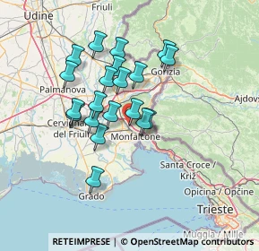 Mappa Via del Ronco, 34077 Ronchi dei Legionari GO, Italia (11.291)