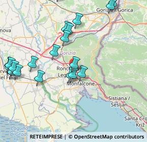 Mappa Via del Ronco, 34077 Ronchi dei Legionari GO, Italia (9.196)
