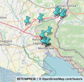 Mappa Via del Ronco, 34077 Ronchi dei Legionari GO, Italia (5.78417)