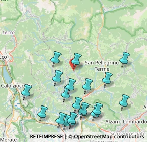 Mappa Via Croce Garateno, 24012 Val Brembilla BG, Italia (9.2)