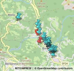 Mappa Via Croce Garateno, 24012 Val Brembilla BG, Italia (0.8305)