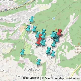 Mappa Via Tirelli Dottore, 22030 Proserpio CO, Italia (0.36667)