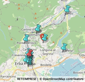 Mappa Via Tirelli Dottore, 22030 Proserpio CO, Italia (1.97286)