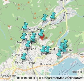 Mappa Via Tirelli Dottore, 22030 Proserpio CO, Italia (1.674)