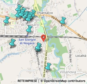 Mappa Via Adria, 33058 San Giorgio di Nogaro UD, Italia (0.602)