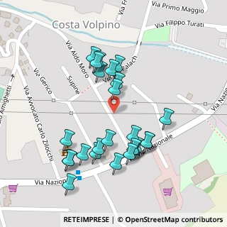 Mappa Via Aldo Moro, 24062 Costa Volpino BG, Italia (0.104)
