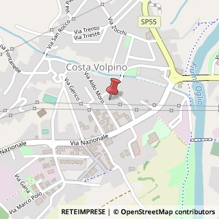 Mappa Via A. Moro, 4, 24062 Costa Volpino, Bergamo (Lombardia)