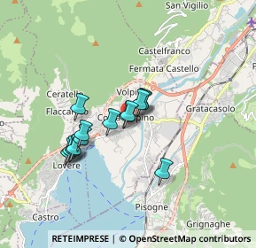 Mappa Via Aldo Moro, 24062 Costa Volpino BG, Italia (1.28214)