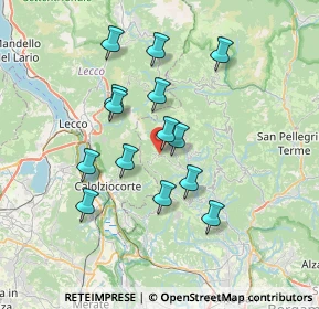 Mappa Via Cà del Bello, 24038 Sant'Omobono Terme BG, Italia (6.29857)