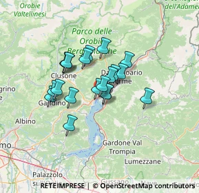 Mappa Via Camorelli, 24062 Costa Volpino BG, Italia (9.5115)