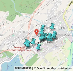 Mappa Via Camorelli, 24062 Costa Volpino BG, Italia (0.318)