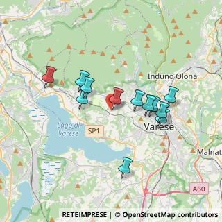 Mappa Via Salvo D'Acquisto, 21020 Casciago VA, Italia (3.15)