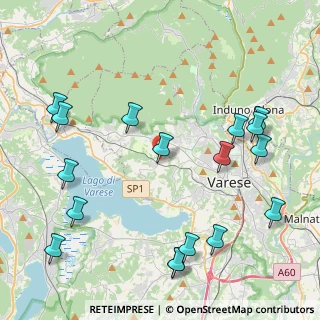 Mappa Via Salvo D'Acquisto, 21020 Casciago VA, Italia (5.13294)