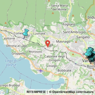 Mappa Via Salvo D'Acquisto, 21020 Casciago VA, Italia (3.777)