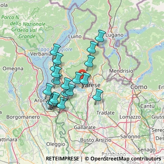 Mappa Via Salvo D'Acquisto, 21020 Casciago VA, Italia (12.292)