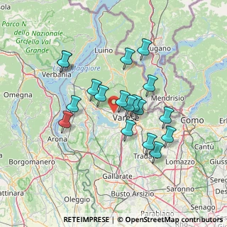 Mappa Via Salvo D'Acquisto, 21020 Casciago VA, Italia (12.275)