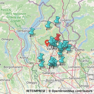 Mappa Via Salvo D'Acquisto, 21020 Casciago VA, Italia (11.848)
