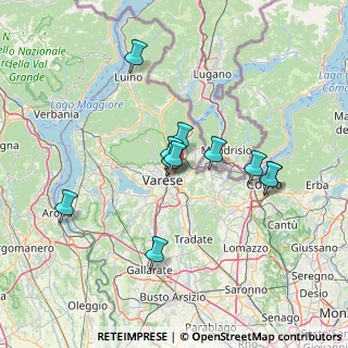 Mappa Via Vetta d'Italia, 21100 Varese VA, Italia (11.96)