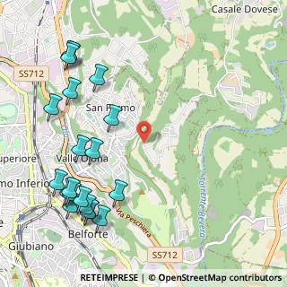 Mappa Via Vetta d'Italia, 21100 Varese VA, Italia (1.3545)