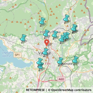 Mappa Via Paisiello Giovanni, 21100 Varese VA, Italia (3.856)