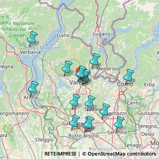 Mappa Via Paisiello Giovanni, 21100 Varese VA, Italia (14.5375)