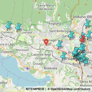 Mappa Via Predazzo, 21100 Varese VA, Italia (3.091)