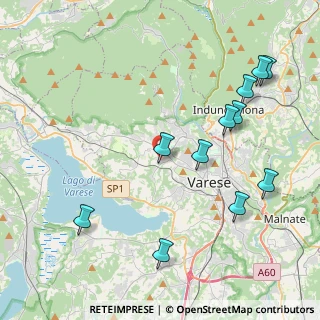 Mappa Via Predazzo, 21100 Varese VA, Italia (4.63455)