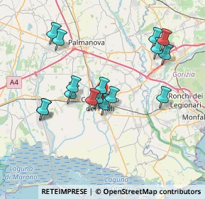 Mappa Via Tagliamento, 33052 Cervignano del Friuli UD, Italia (6.96188)