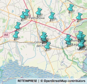 Mappa Via Tagliamento, 33052 Cervignano del Friuli UD, Italia (9.2645)