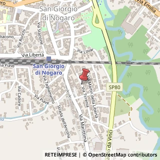 Mappa Via Tirrenia, 26, 33058 San Giorgio di Nogaro, Udine (Friuli-Venezia Giulia)