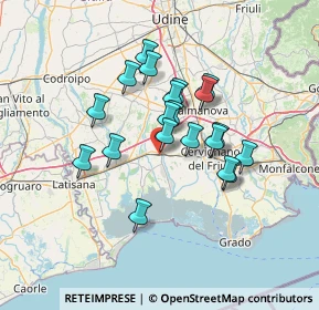 Mappa Via Piave, 33058 San Giorgio di Nogaro UD, Italia (10.7915)