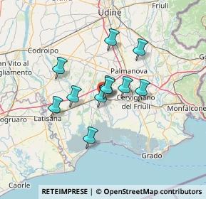 Mappa Via Piave, 33058 San Giorgio di Nogaro UD, Italia (9.69636)