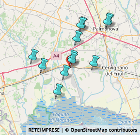 Mappa Via Piave, 33058 San Giorgio di Nogaro UD, Italia (6.31417)