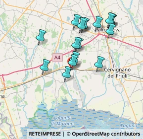 Mappa Via Piave, 33058 San Giorgio di Nogaro UD, Italia (7.01706)