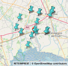 Mappa Via Piave, 33058 San Giorgio di Nogaro UD, Italia (7.0345)