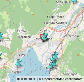 Mappa Via Nazionale, 24062 Costa Volpino BG, Italia (2.60667)