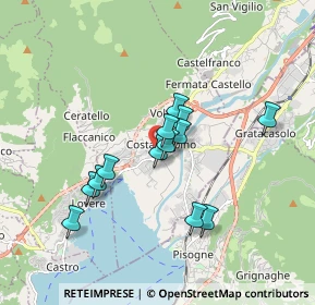 Mappa Via Nazionale, 24062 Costa Volpino BG, Italia (1.42154)