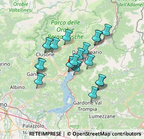 Mappa Via Nazionale, 24062 Costa Volpino BG, Italia (10.5075)