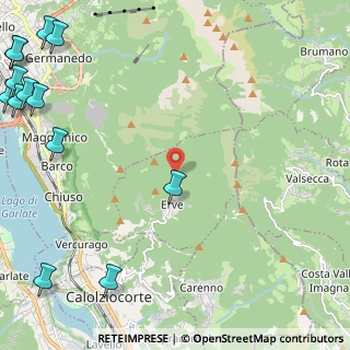 Mappa Via Resegone, 23805 Erve LC, Italia (3.89462)